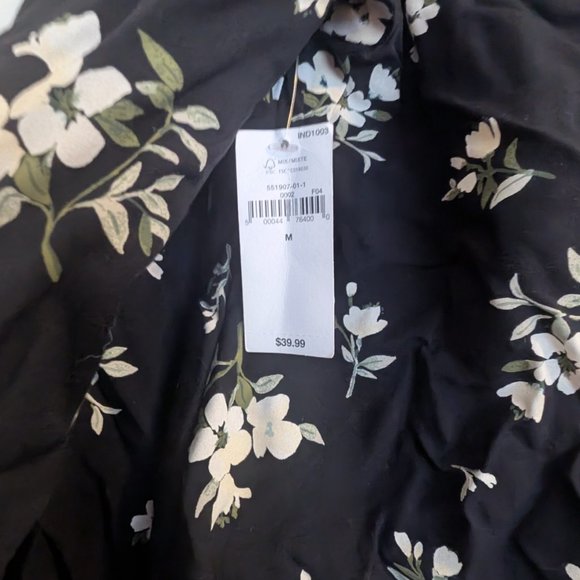 Button up long sleeve floral dress - Picture 4 of 5